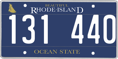 RI license plate 131440