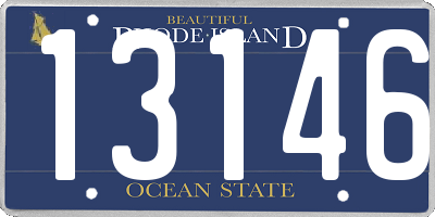 RI license plate 13146