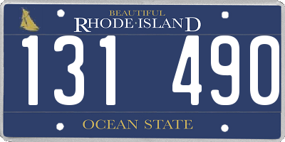RI license plate 131490
