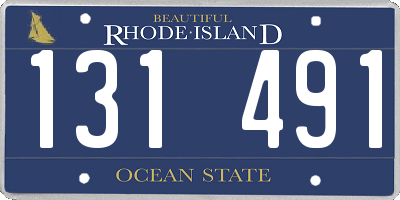 RI license plate 131491
