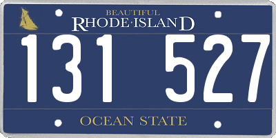 RI license plate 131527