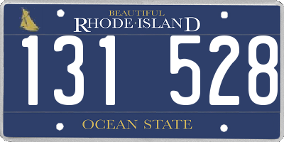 RI license plate 131528