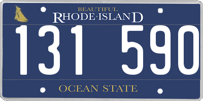 RI license plate 131590
