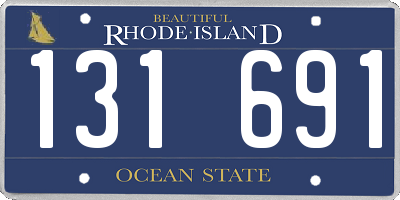 RI license plate 131691