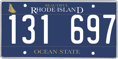 RI license plate 131697