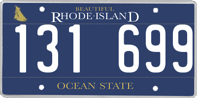 RI license plate 131699