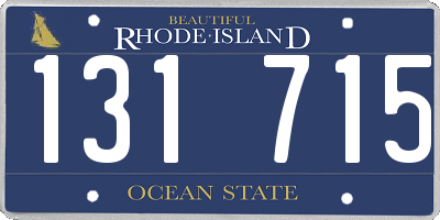 RI license plate 131715