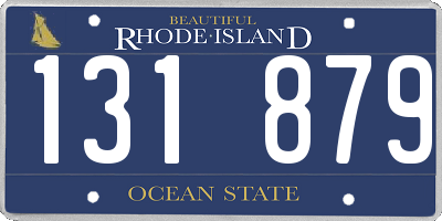 RI license plate 131879