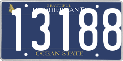 RI license plate 13188