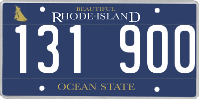 RI license plate 131900