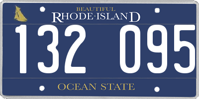 RI license plate 132095