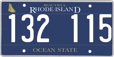 RI license plate 132115