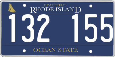 RI license plate 132155