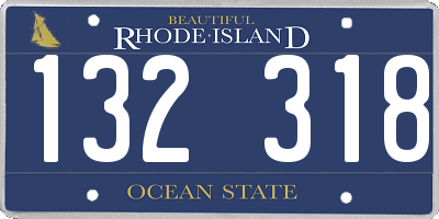 RI license plate 132318