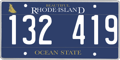 RI license plate 132419