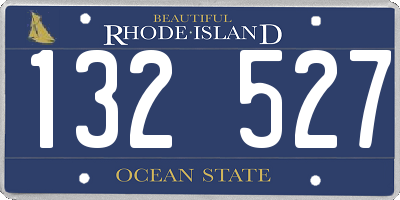 RI license plate 132527