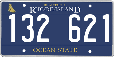 RI license plate 132621
