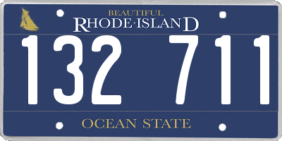 RI license plate 132711
