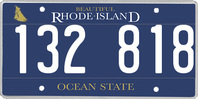 RI license plate 132818