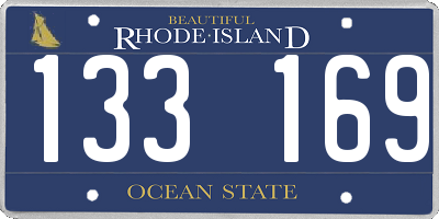 RI license plate 133169