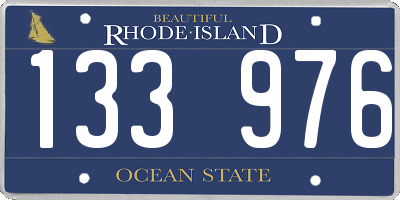 RI license plate 133976