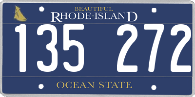 RI license plate 135272