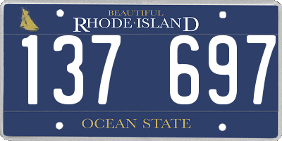RI license plate 137697