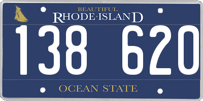 RI license plate 138620