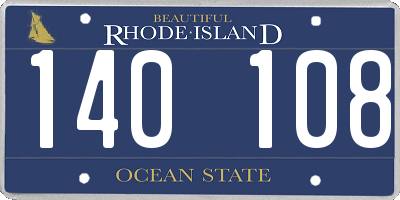 RI license plate 140108