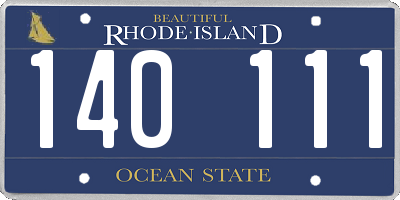 RI license plate 140111