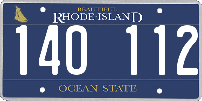RI license plate 140112