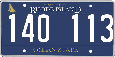 RI license plate 140113