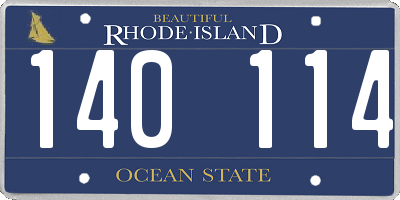 RI license plate 140114