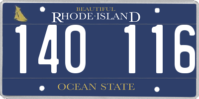 RI license plate 140116