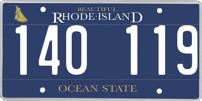 RI license plate 140119