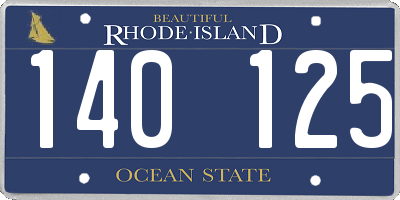 RI license plate 140125