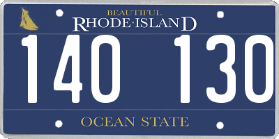 RI license plate 140130