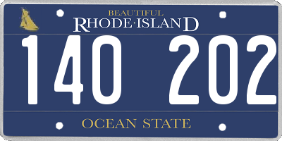 RI license plate 140202