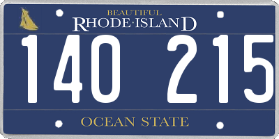 RI license plate 140215