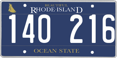 RI license plate 140216