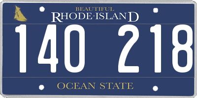 RI license plate 140218