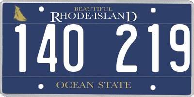 RI license plate 140219