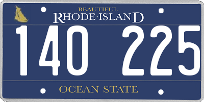RI license plate 140225