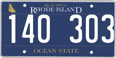 RI license plate 140303