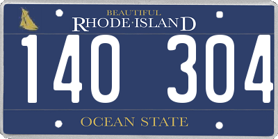 RI license plate 140304