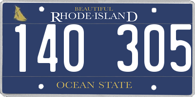 RI license plate 140305