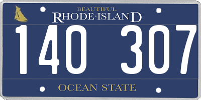 RI license plate 140307