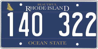RI license plate 140322