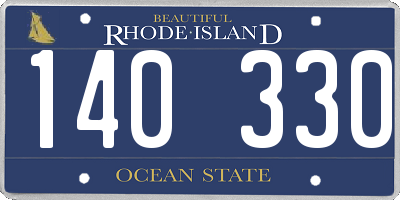RI license plate 140330