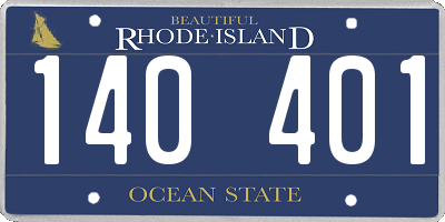 RI license plate 140401